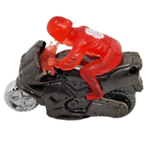 Brilliance Red Rider Gun Metal Color Motorcycle Refillable Soft Flame Li... - $8.90