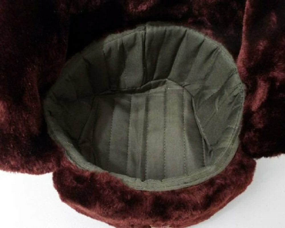 Russian Ushanka Spring Style Camouflage w/ Hammer & SIckle Emblem (Size Large) Item image 4