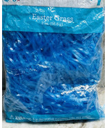 Easter Basket Grass Plastic Blue 2oz Decoration Easter  Filler Bag. - $12.06 CAD