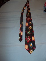 Looney Tunes Mania 57&quot; Men&#39;s Tie 1993 Bugs Taz Daffy Porky Marvin - $8.90