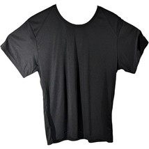 Womens Plain Black Short Sleeve Tee Shirt Size 2XL XXL Pullover Lightweight - $320.33 MXN
