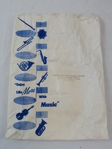 VINTAGE Mount Pleasant Music Center Pittsburgh Small Paper Shopping Bag - $14.84
