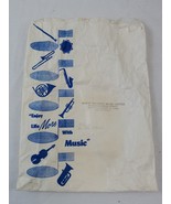 VINTAGE Mount Pleasant Music Center Pittsburgh Small Paper Shopping Bag - $14.84