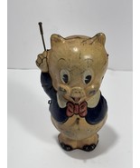 Vintage 1939 Marx Porky Pig Leon Schlesinger Tin Litho  Mechanical Toy - €84,44 EUR