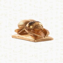 Rare Antique Ancient Egyptian Golden Scarab Figure Gift Authenticity Cer... - $136.56