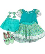 Designs by Holly DBH Green Beauty Pageant Spring Casual Wear Outfit 4/5 - $192.00