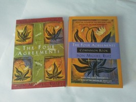 The Four Agreements by Don Miguel Ruiz and Companion book both - £7.43 GBP