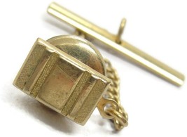 Vintage Swank Gold Tone Tie Tack Lapel Pin Collectable - £11.86 GBP
