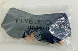 Finetoo Lingerie Womens Sz M Black Nude Halter Strapless Bra  - $17.82