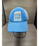 Distressed Patagonia Baseball Dad CAP Hat Blue  - $20.22 CAD