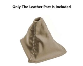 Beige Leather MANUAL Shift Boot Cover Fits for BMW E46 36 3 Series 1991-... - $35.65