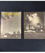 Set of Two NY Philharmonic 1971 and 1973 Programs Outdoor Parks Concerts... - $27.35 CAD