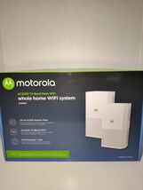 Motorola AC2200 Tri-Band Mesh WiFi System 2 Pack Whole Home Router 6000 ... - $46.51