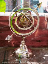 Polished Brass Armillary Sphere Globe with Arrow Nautical Astrolabe gift... - £45.12 GBP
