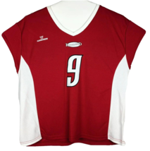 Rutland Warrior Red Jersey Womens Large Red 9 - $16.00