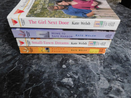 Love Inspired Kate Welsh lot of 4 Christian Romance Paperbacks - £6.26 GBP