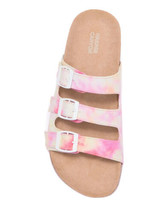 Harper Canyon Kids Girls Haven Footbed Sandals In Tie Die Size 3 - £6.21 GBP