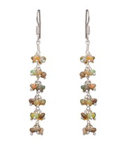 Opal Gemstone Bead Earrings In .925 Sterling Silver - £20.89 GBP