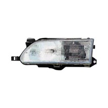 Headlight For 1993-97 Toyota Corolla Left Driver Side Chrome Housing Clear Le... - $192.63