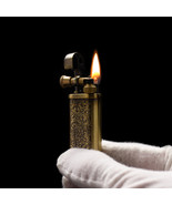 Copper Kerosene Lighter, Retro EDC Unique Emboss Kerosene Lighter (Witho... - $26.22 CAD