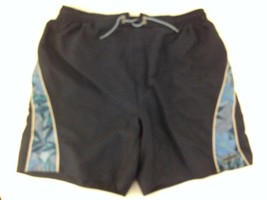 Bill Blass Men&#39;s Mesh Lined Elastic Waist Polyester Swim Shorts Size XX-... - $7.92