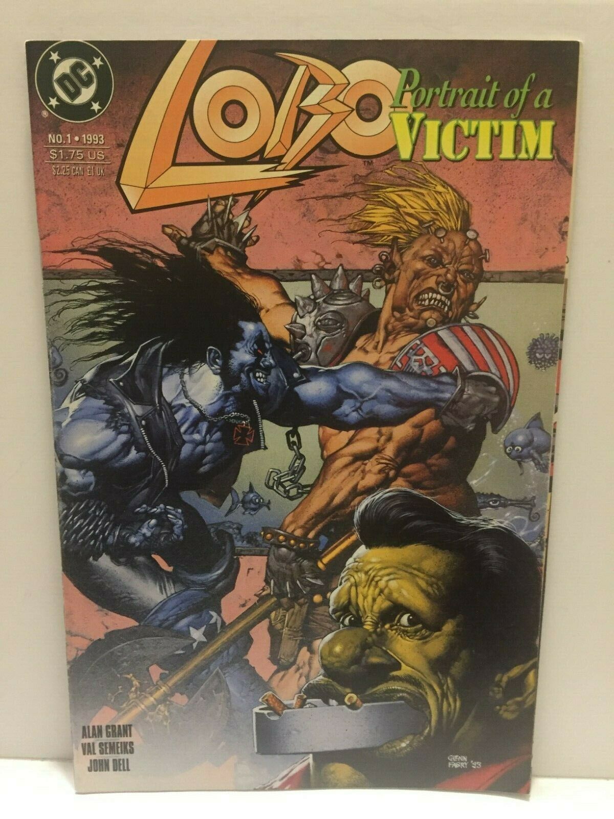 DC Comics Lobo Portrait of a Victim #1 1993 Comic Book - $2.95