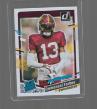 Emmanuel Forbes 2023 Donruss Optic FOTL #399 Rated Rookies Washington  - $0.74