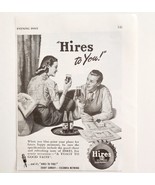 1947 Hires Root Beer Soda Pop Advertisement Vintage Hires To You Beverag... - €17,41 EUR