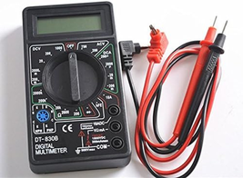 Cheap AC/DC Ammeter Voltmeter Ohm Electrical Tester Meter Professional Digital M - £24.74 GBP