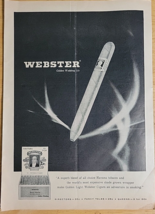 Vintage Ad Webster Golden Wedding Havana Cigars 1959 - £6.75 GBP