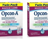 Bausch &amp; Lomb Opcon-A Eye Drops,  Twin bottles 15 ml Exp 06/2024 Pack of 2 - $20.78