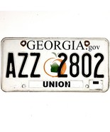  United States Georgia Union County Passenger License Plate AZZ 2802 - €12,88 EUR