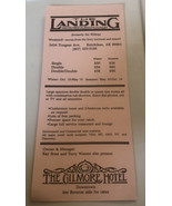 Vintage Landing Restaurant Lounge Gilmore Hotel Brochure Ketchikan Alask... - $9.89