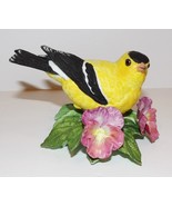 LOVELY LENOX FINE PORCELAIN AMERICAN GOLDFINCH GARDEN BIRDS COLLECTION F... - $49.86 CAD