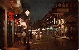 Bourbon Street New Orleans LA Postcard PC576 - £3.90 GBP