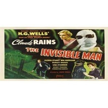 HO 1.5&quot;x 3&quot; THE INVISABLE MAN GLOSSY PHOTO PAPER BILLBOARD INSERT - £4.71 GBP