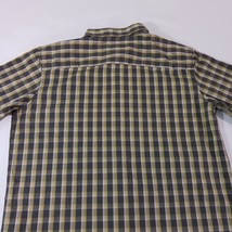 Columbia AM8022 Shirt Men's L Yellow & Gray Pocket Button Down Long Sleeve Shirt image 14