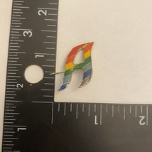 VTG Enamel Pin Brooch Rainbow Letter A - $8.10
