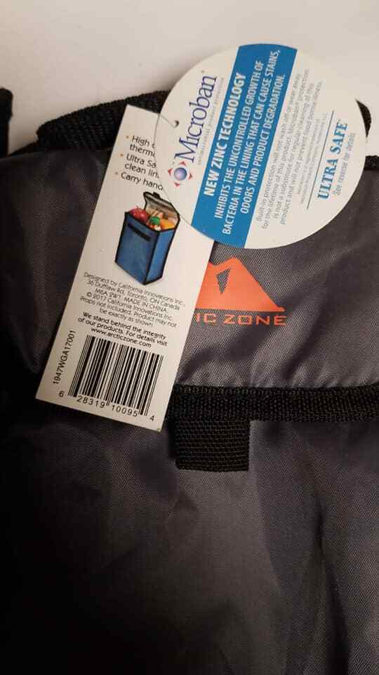 Arctic Zone Insulated Lunch Bag Easy Clean Lining Color Gray (LOC TUB L-38) Item image 4