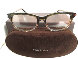 New Tom Ford TF 523798 Olive 52mm Italy Rx Women&#39;s Eyeglasses Frame  - £151.51 GBP