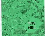 Tops Grill Menu Natchez Mississippi 1950&#39;s Pictorial Cover  - £69.63 GBP