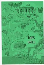 Tops Grill Menu Natchez Mississippi 1950&#39;s Pictorial Cover  - £69.63 GBP