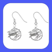 Beautiful Unique Dream Catcher Ocean Turtle Earrings - £5.59 GBP