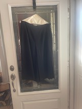 Florence Paris Black Wool Culottes Pants Pockets  sz 46 - $19.75