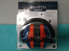 Beretta GridShell Earmuff Ear Protection Blue / Orange made in Italy - £23.58 GBP