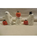Vtg Midwest Taiwan Bone China Halloween Ghost JOL Pumpkin Figurines Set ... - $374.48 MXN