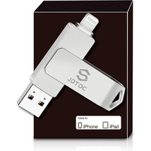 GOLDENRAM GROUP INC 902F38-GR 256GB USB/APPLE LIGHTNING 2-IN-1 COMBO FLA... - $145.50 CAD