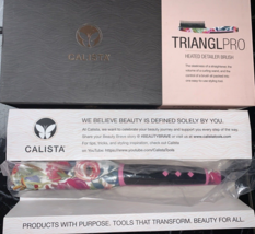 Calista TrianglPRO Triangl Pro Heated Hair Detailer Brush Fancy Floral - $21.66