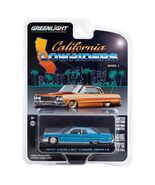 Greenlight Collectibles 1/64 1972 Cadillac Coupe Deville, Light Blue, Ca... - $259.83 MXN