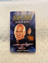 Star Trek-The Next Generation #34 Blaze of Glory, Simon Hawke, (1995)-Very Good  - £4.63 GBP